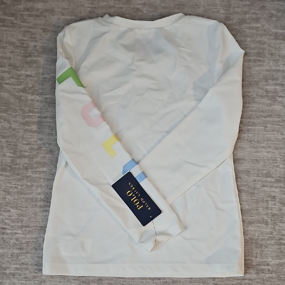Ralph Lauren Pastel Watercolor Long-Sleeve Tops - Picture 6 of 6